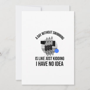 ZWEMEN (5) BEDANKKAART