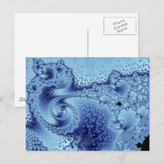 Zwemend diep Briefkaart (Voorkant / Achterkant)