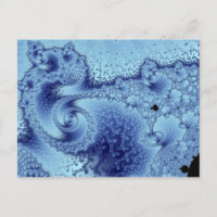 Zwemend diep Briefkaart