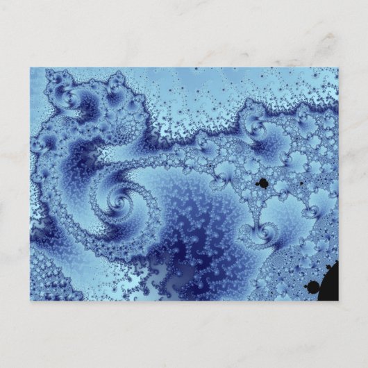 Zwemend diep Briefkaart (Voorkant)