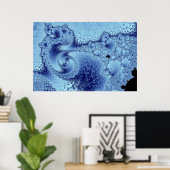 Zwemend diep Poster (Thuiskantoor)