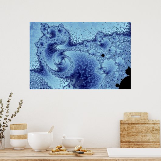 Zwemend diep Poster (Keuken)