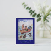 Zwemend Instructeur/kanoRentals - Twee Sided Visitekaartje (Staand voorkant)