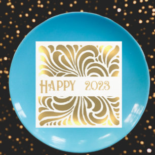 Zwemend  Japans abstracte - gelukkig 2021 Servet