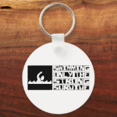 Zwemend overleven sleutelhanger (Voorkant)