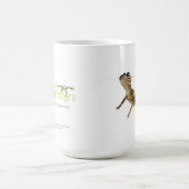 Zwemende Alligator op Witte Achtergrond Mok (Center)