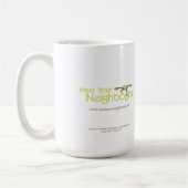 Zwemende Alligator op Witte Achtergrond Mok (Links)