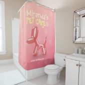 Zwemende badballon voor gezelschapsdieren douchegordijn (In situ)