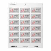 Zwemende badballon voor gezelschapsdieren etiket (Full Sheet)