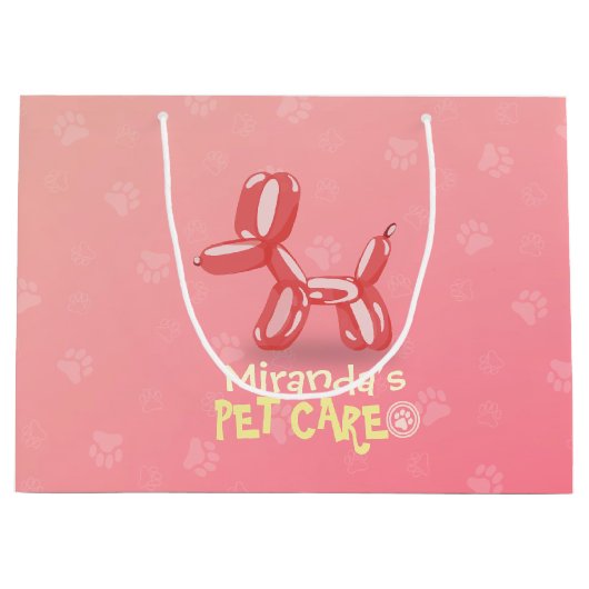 Zwemende badballon voor gezelschapsdieren groot cadeauzakje (Voorkant)