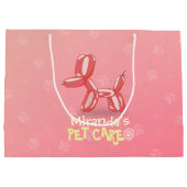 Zwemende badballon voor gezelschapsdieren groot cadeauzakje (Achterkant)