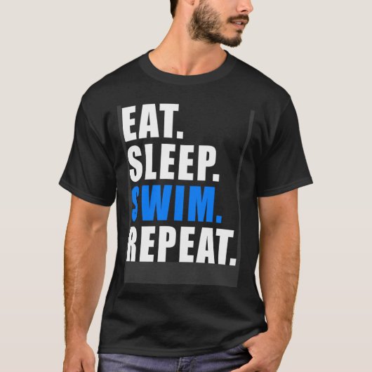 Zwemende badkuip voor Mannen met zwembroek T-shirt (Voorkant)