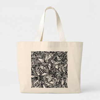 Zwemende Bijen Grote Tote Bag