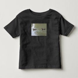 Zwemende eenden kinder shirts