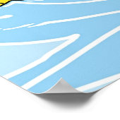 Zwemende eenden poster (Hoek)