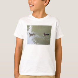 Zwemende eenden t-shirt