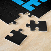 Zwemende gift voor zwemmers legpuzzel (Zijkant)