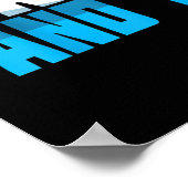 Zwemende gift voor zwemmers poster (Hoek)