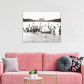 Zwemende jongens, 1926 canvas afdruk (Insitu (Woonkamer))