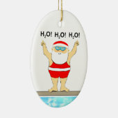 Zwemende keramische siervormgeving in Keepomwille Keramisch Ornament (Rechts)