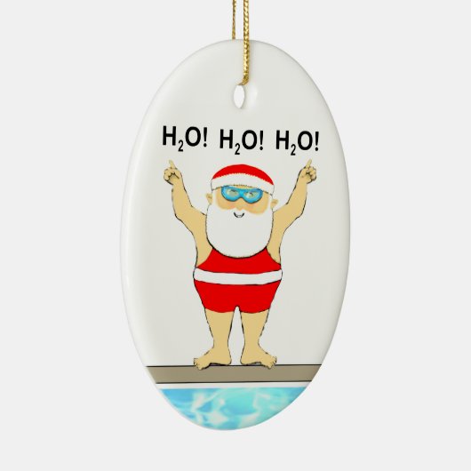 Zwemende keramische siervormgeving in Keepomwille Keramisch Ornament (Rechts)