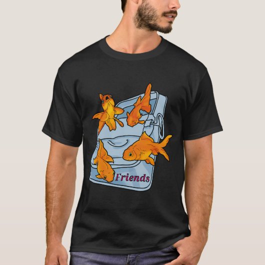 Zwemende lieve zeeduivel t-shirt (Voorkant)