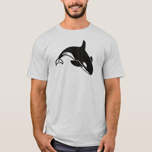 Zwemende Orca Killer Whale T-shirt (Voorkant)