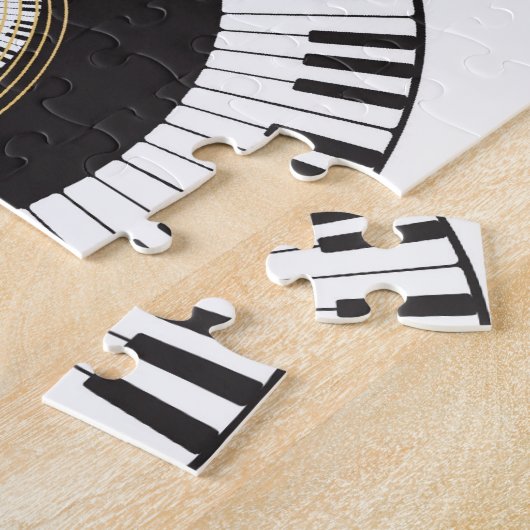 Zwemende Piano Keys Legpuzzel (Zijkant)
