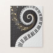 Zwemende Piano Keys Legpuzzel (Verticaal)