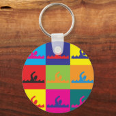 Zwemende Pop Sleutelhanger (Voorkant)