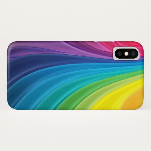 Zwemende regenboog Abstract Case-Mate iPhone Case (Achterkant (horizontaal))