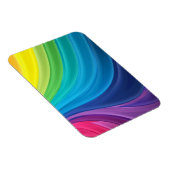 Zwemende regenboog van verf magneet (Rechterzijde)