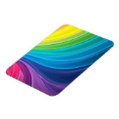Zwemende regenboog van verf magneet (Linkerzijde)
