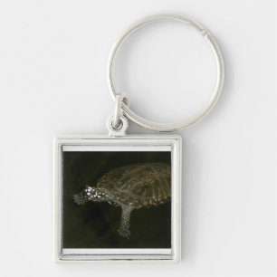 Zwemende Schildpad Sleutelhanger