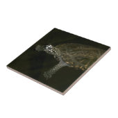 Zwemende Schildpad Tegeltje (Zijkant)