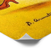 Zwemende schoonheid Poster uit de jaren 1940 (Hoek)