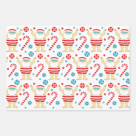 Zwemende Vakbondsdag Gift Inpakpapier Vel (Voorkant 3)