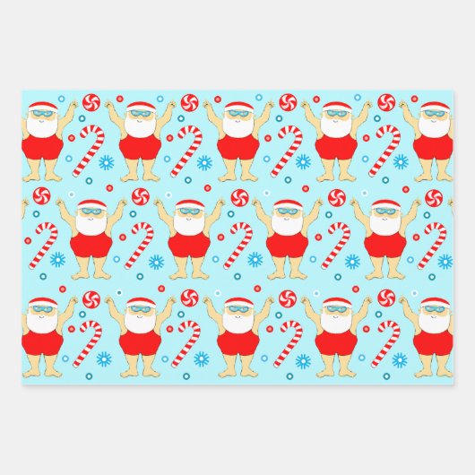 Zwemende Vakbondsdag Gift Inpakpapier Vel (Voorkant)