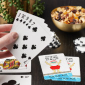 Zwemende Vakbondsdag Gift Pokerkaarten (Insitu)