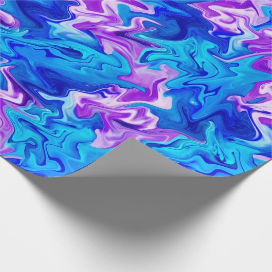 Zwemende vun.... cadeaupapier (Hoek)