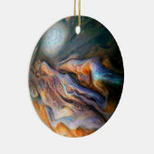 Zwemende wolken Jupiter Noordelijke temperatuurgor Keramisch Ornament (Rechts)