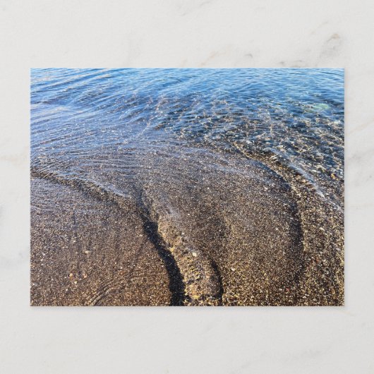 Zwemende Zee Waves Briefkaart (Voorkant)