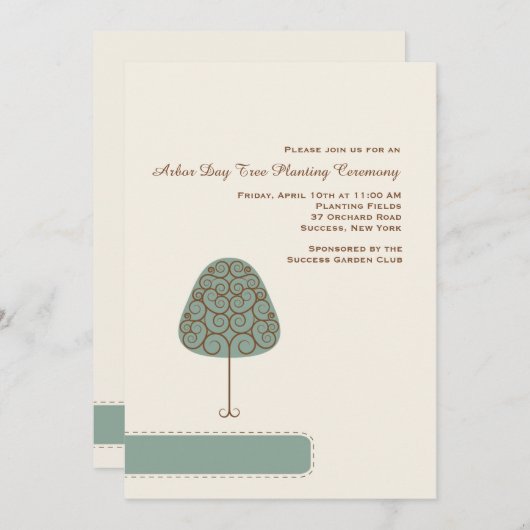 Zwemere Bouw Dag Uitnodiging (Voorkant / Achterkant)