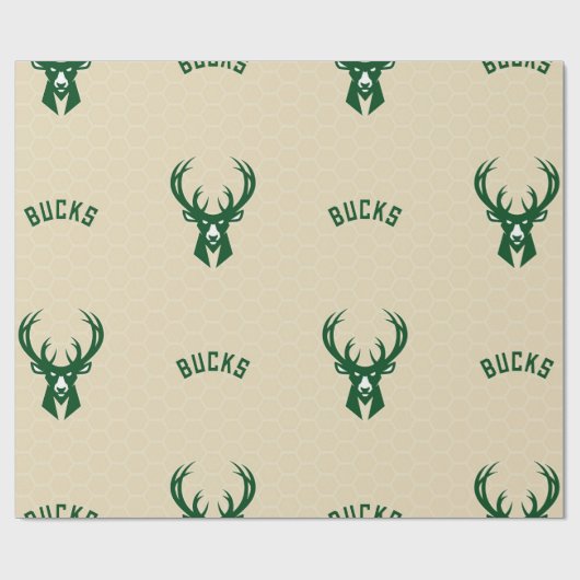 Zwemere Logo met BUCKS in Hive Background Cadeaupapier (Vlak)