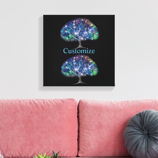 Zwemere tak Boom Thunder_Cove Canvas Afdruk (Insitu (Woonkamer))