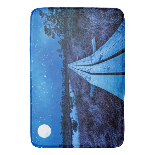 Zwemernacht Badmat (Voorkant Verticaal)