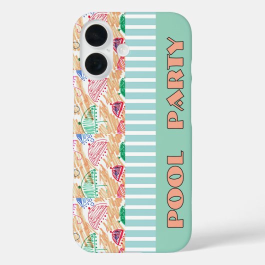ZWEMFEEST Case-Mate iPhone CASE (Achterkant)