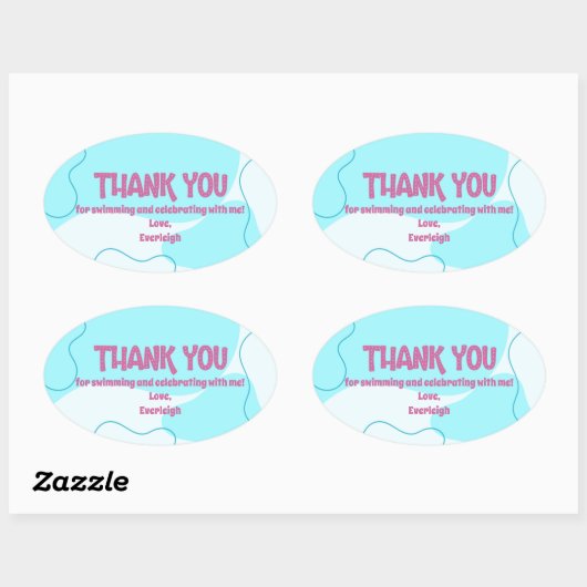 Zwemfeest Favoriet Label (Vel)