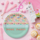 ZWEMFEEST Papieren bord (Feest)