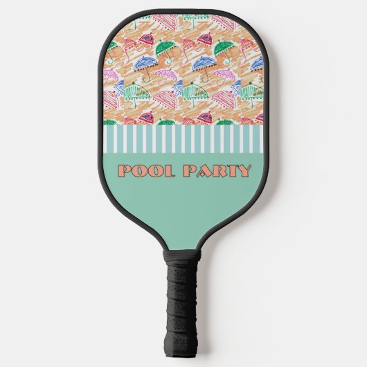 ZWEMFEESTJE PICKLEBALL PADDLE (Achterkant)